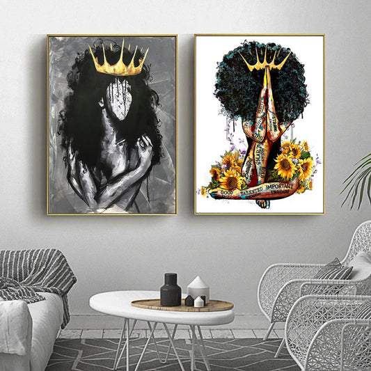 Black Canvas  Wall Art For Home Décor - TripleM Store