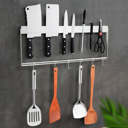 Wall mounted Kitchen Knife Storage Rack - TripleM Store