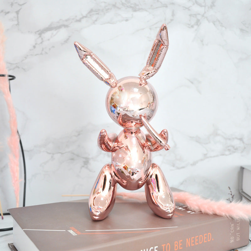 Balloon rabbit Handmade Sculpture For Home - TripleM Store