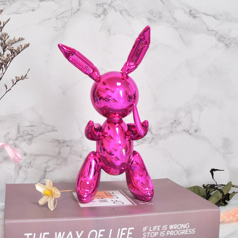 Balloon rabbit Handmade Sculpture For Home - TripleM Store