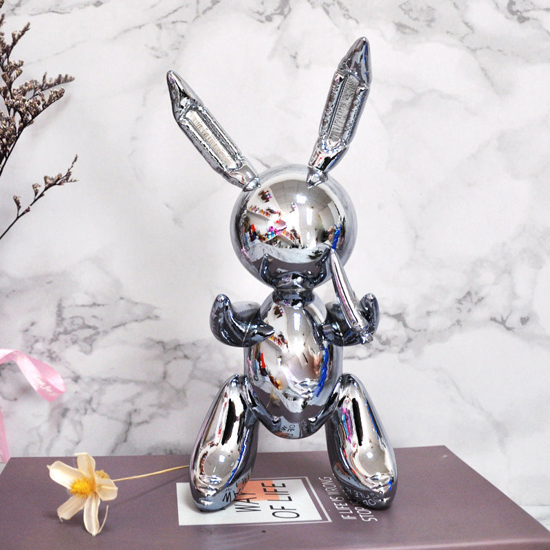 Balloon rabbit Handmade Sculpture For Home - TripleM Store