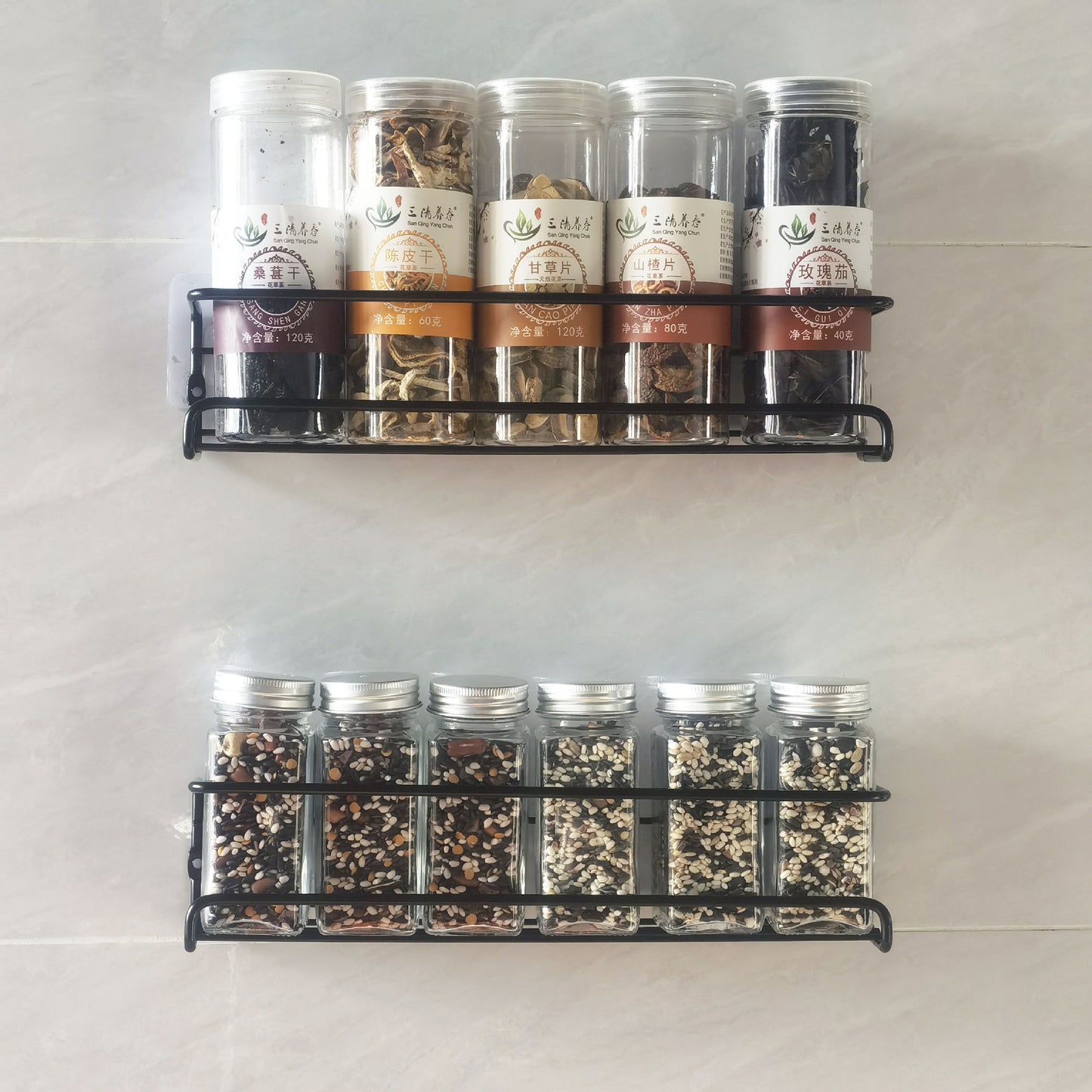 Simple Wall Hanging Seasoning Rack - TripleM Store