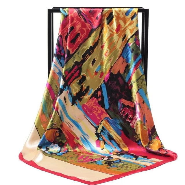 Women's Silk Scarf - TripleM Store