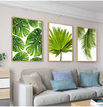 Home Decor Green Plant Canvas Painting - TripleM Store