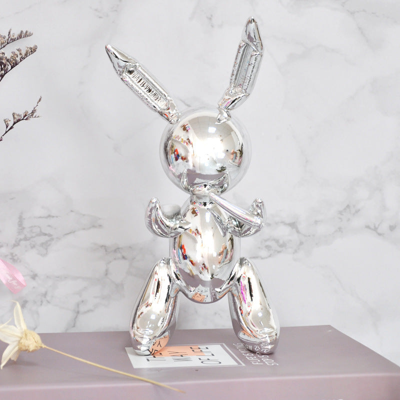 Balloon rabbit Handmade Sculpture For Home - TripleM Store