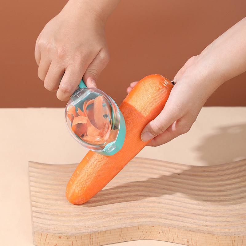 Covered Storage Type Peeler Kitchen Gadgets - TripleM Store