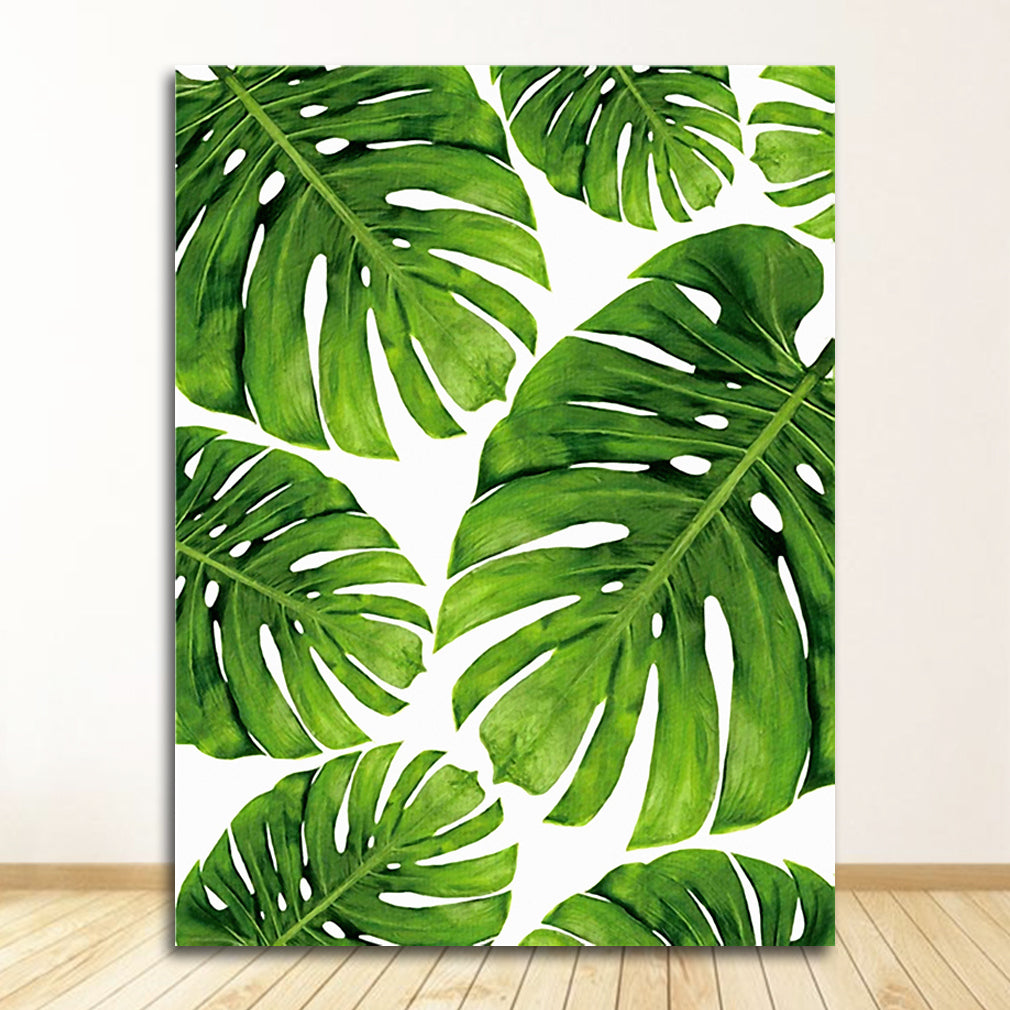 Home Decor Green Plant Canvas Painting - TripleM Store