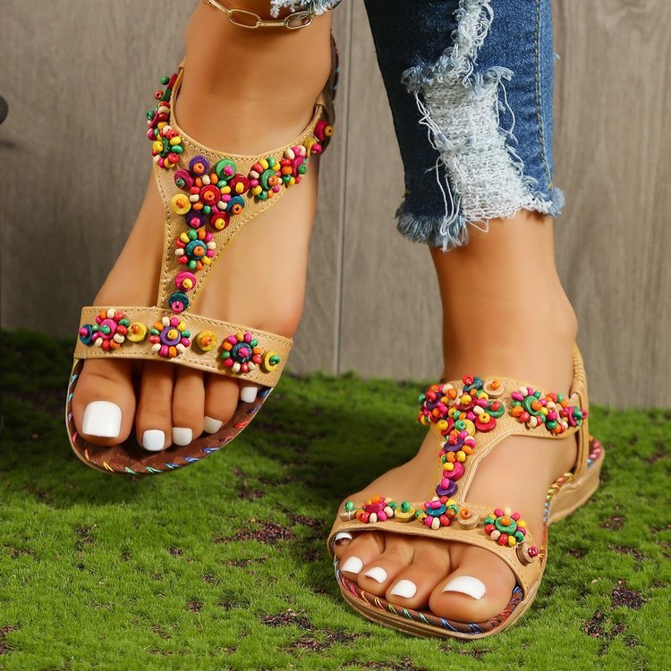 Women's Roman Sandals Open Toe Fashion Casual Outdoor Round Toe Bohemian