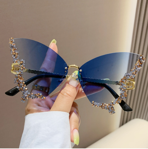 Diamond Butterfly Sunglasses - TripleM Store