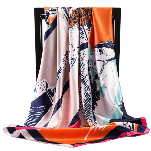 Women's Silk Scarf - TripleM Store