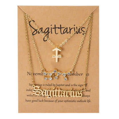 Zodiac Sign Pendant Necklace - TripleM Store