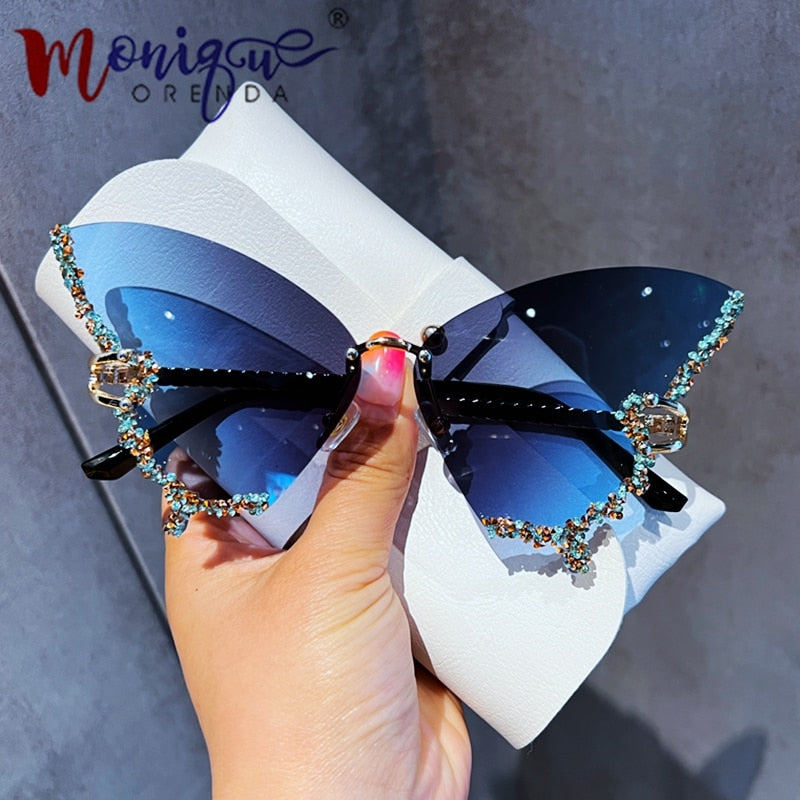 Diamond Butterfly Sunglasses - TripleM Store