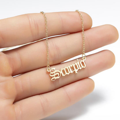 Star Sign Necklace - TripleM Store