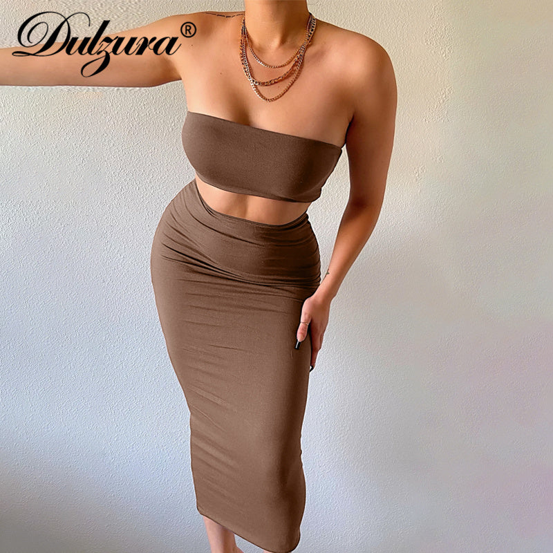 Bodycon Tube Skirt Set - TripleM Store