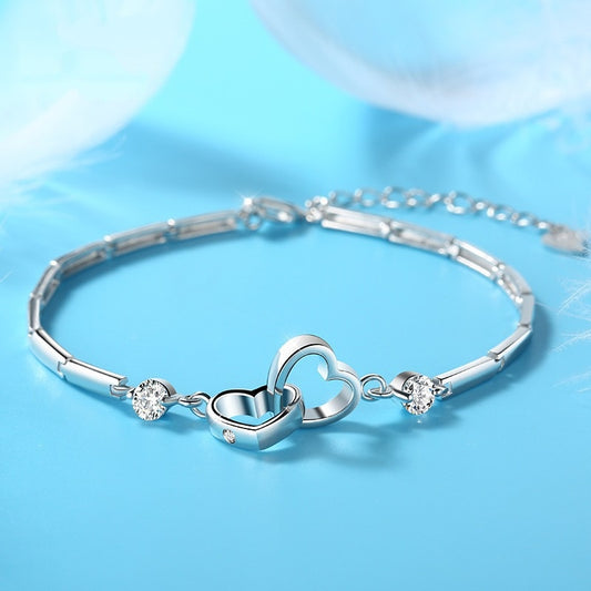 Double Heart Bracelet - TripleM Store