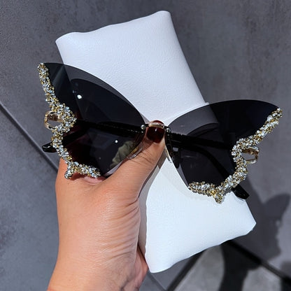 Diamond Butterfly Sunglasses - TripleM Store