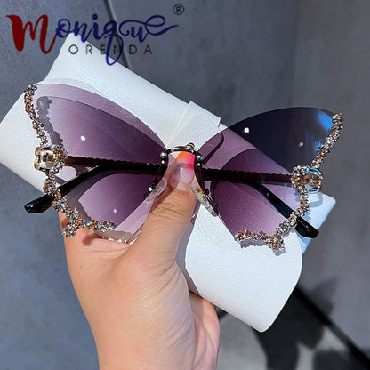 Diamond Butterfly Sunglasses - TripleM Store