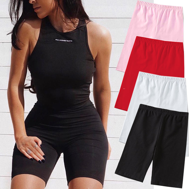 4 Color Athleisure Cycling Shorts - TripleM Store