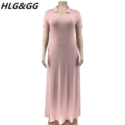 A-Line Long Plus Size Dress - TripleM Store