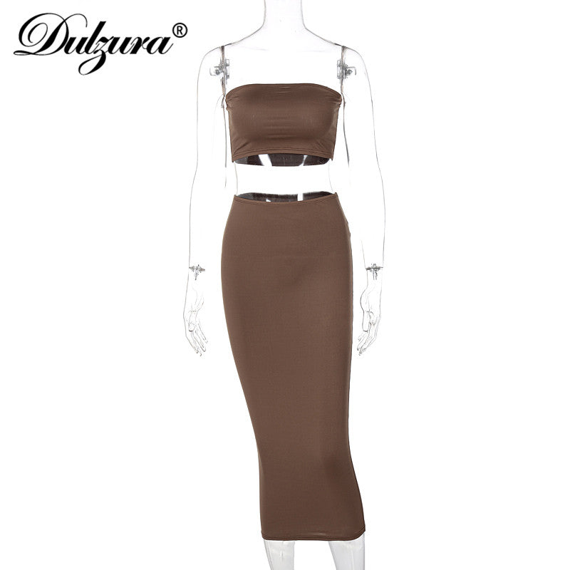 Bodycon Tube Skirt Set - TripleM Store